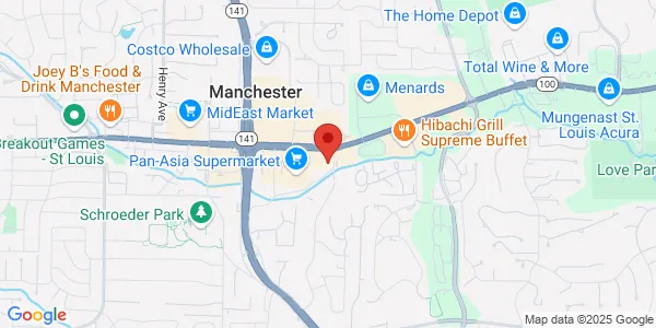 Map of 201 Enchanted Pkwy Ballwin, MO 63021
