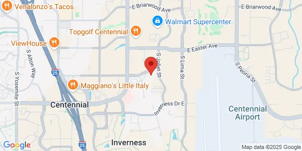 Map of 10800 E Geddes Ave Ste 300 Englewood, CO 80112
