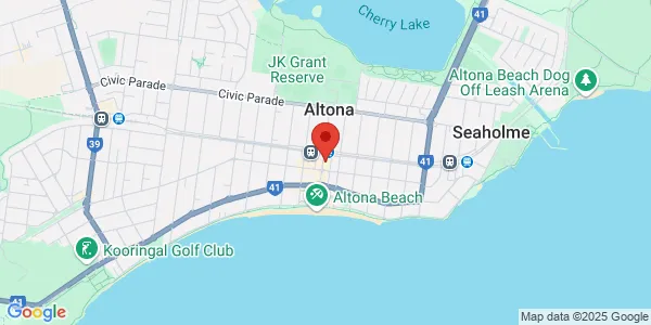 Map of 82 Pier St Altona Victoria 3018 Australia