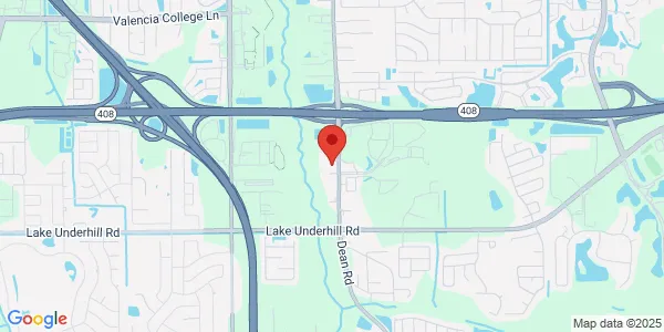 Map of 106 N Dean Rd Ste 110 Orlando, FL 32825