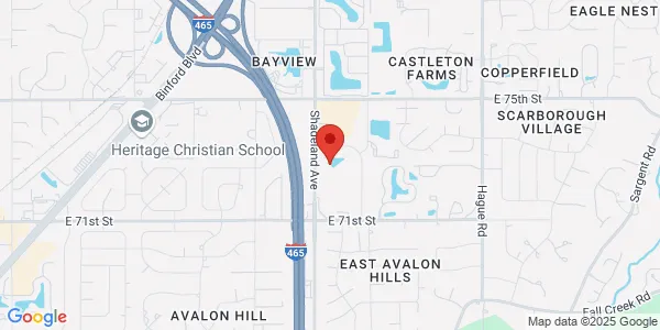 Map of 7340 Shadeland Station Ste 200 Indianapolis, IN 46256