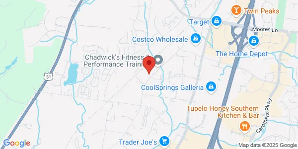 Map of 123 Seaboard Ln Ste 101 Franklin, TN 37067