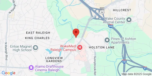 Map of 3031 New Bern Ave Ste 100 Raleigh, NC 27610