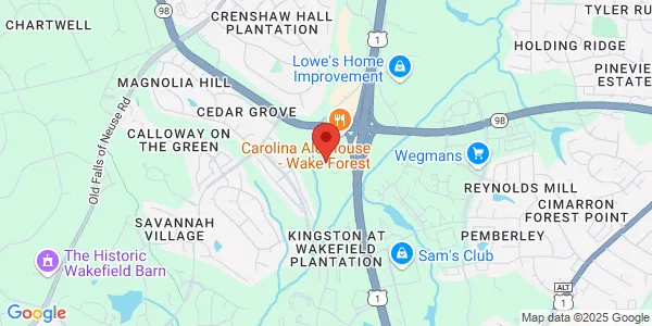 Map of 11640 Northpark Dr Ste 110 Wake Forest, NC 27587