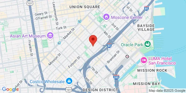 Map of 260 Shipley St San Francisco, CA 94107
