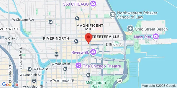 Map of 500 N Michigan Ave Ste 300 Chicago, IL 60608