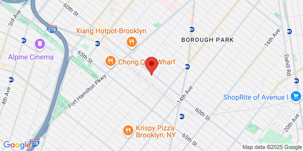 Map of 1162 60th St Brooklyn, NY 11219