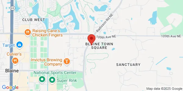 Map of 2305 108th Ln NE Blaine, MN 55449