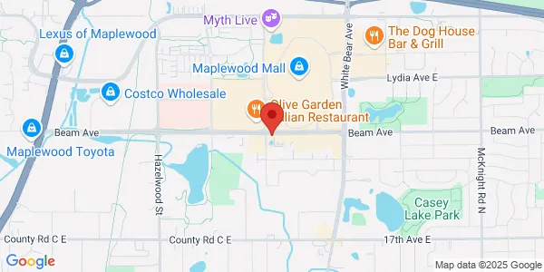 Map of 1790 Beam Ave Maplewood, MN 55109