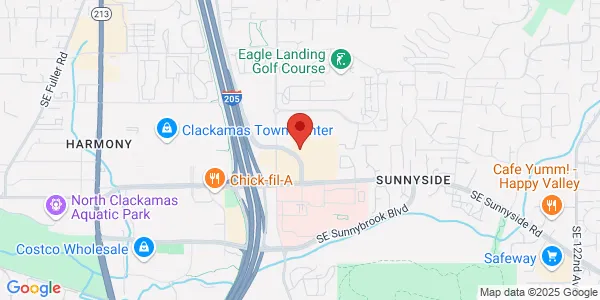 Map of 10121 SE Sunnyside Rd Ste 170 Clackamas, OR 97015