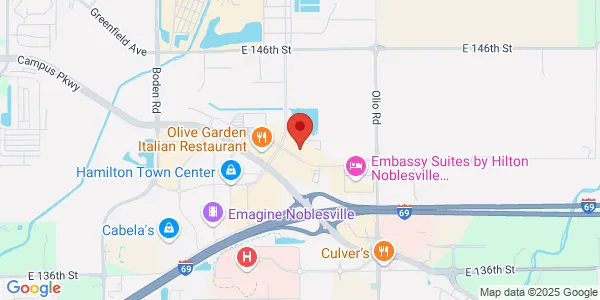 Map of 13436 Tegler Dr Ste 400 Noblesville, IN 46060