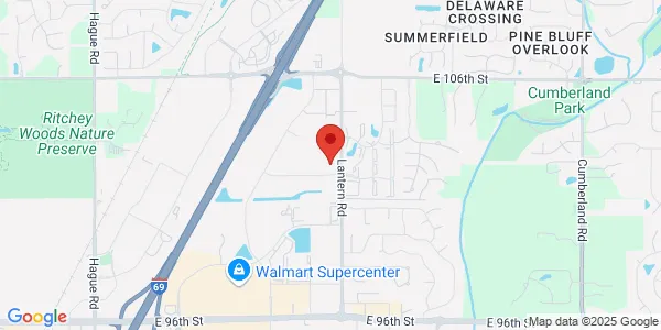 Map of 10206 Lantern Rd Fishers, IN 46037