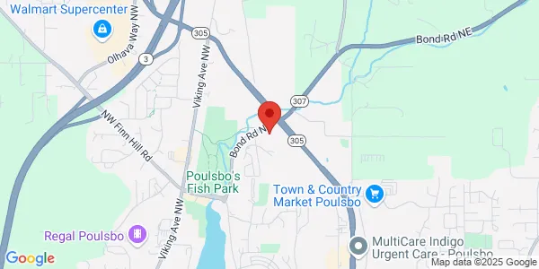 Map of 20700 Bond Rd NE Bldg B Poulsbo, WA 98370