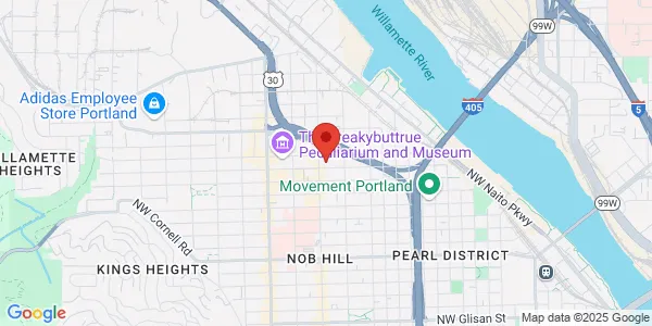Map of 2055 NW Savier St Ste 110 Portland, OR 97209