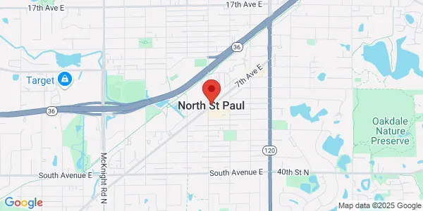 Map of 2601 Centennial Dr Ste 108 North St. Paul, MN 55109