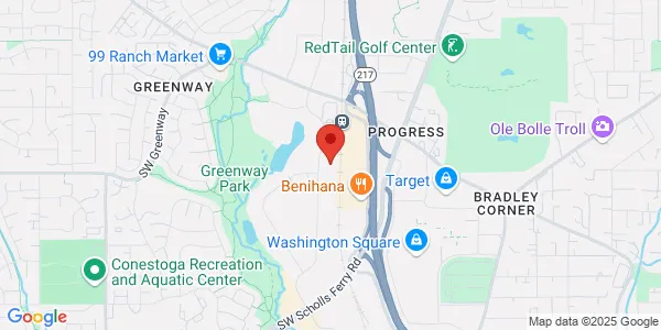 Map of 8950 SW Nimbus Ave Beaverton, OR 97008