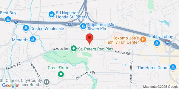 Map of 112 Piper Hill Dr Ste 5 St. Peters, MO 63376