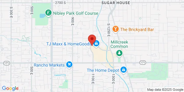 Map of 1178 Brickyard Rd Salt Lake City, UT 84106