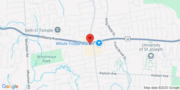 Map of 345 N Main St Ste 318 West Hartford, CT 06117