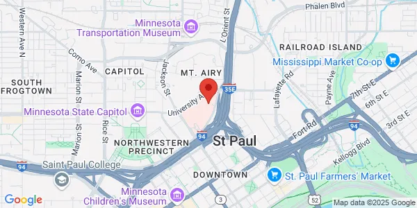 Map of 640 Jackson St Saint Paul, MN 55101