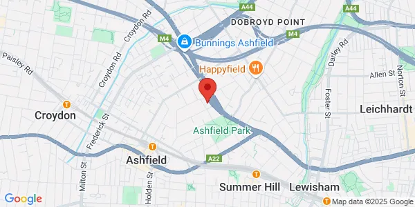 Map of 17 Loftus St #2 Ashfield New South Wales 2131 Australia