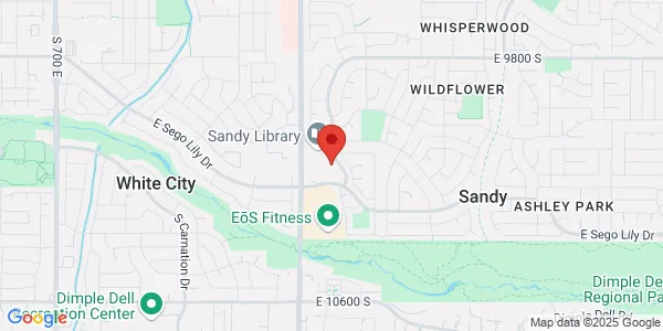 Map of 10150 Petunia Way Sandy, UT 84092