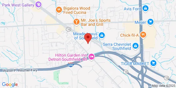 Map of 28270 Franklin Rd Southfield Mi 48034 United States Southfield, MI 48034