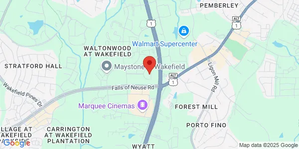 Map of 11200 Gov Manly Way Raleigh, NC 27614
