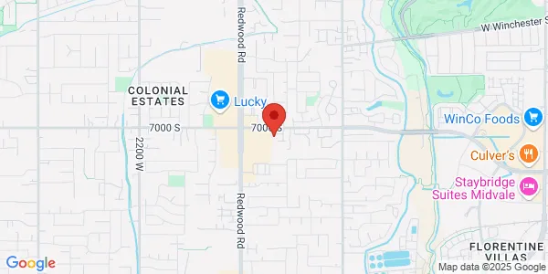 Map of 1561 W 7000th S Ste 100 West Jordan, UT 84084