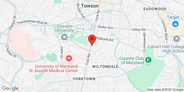 Map of 7825 York Rd Baltimore, MD 21204
