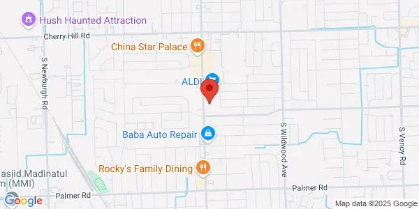 Map of 769 S Wayne Rd Westland, MI 48186