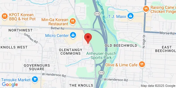 Map of 4885 Olentangy River Rd Columbus, OH 43214