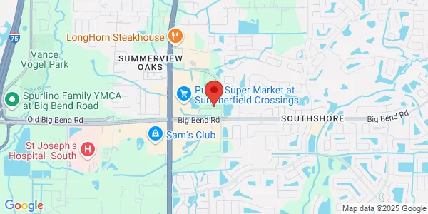 Map of 10732 Ketchum Valley Dr Riverview, FL 33579