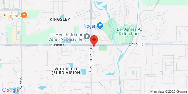 Map of 14585 Hazel Dell Pkwy Carmel, IN 46033