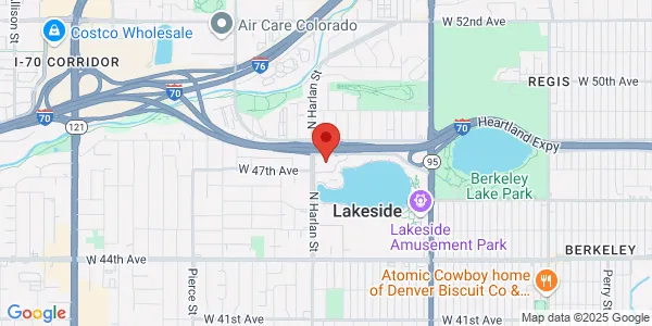 Map of 4704 Harlan St Ste 150 Denver, CO 80212