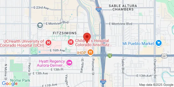 Map of 1700 N Wheeling St Aurora, CO 80045