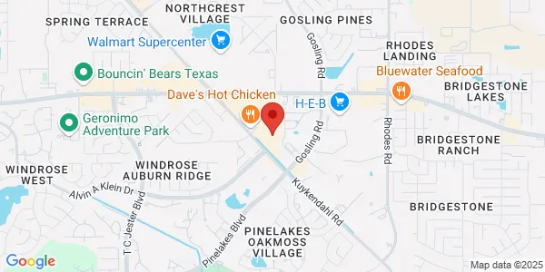 Map of 20706 Kuykendahl Rd Ste D Spring, TX 77379