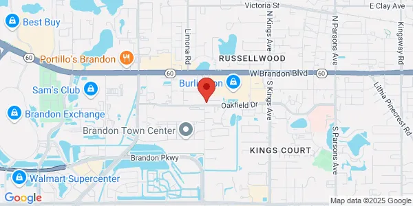 Map of 1220 Oakfield Dr Brandon, FL 33511