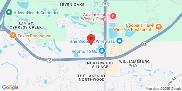 Map of 27662 Cashford Cir Wesley Chapel, FL 33544