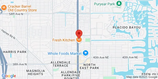Map of 4551 4th St N St. Petersburg, FL 33703