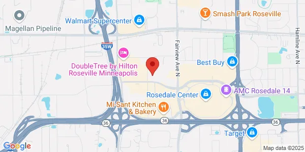 Map of 1935 County Road B2 W Ste 100 Roseville, MN 55113