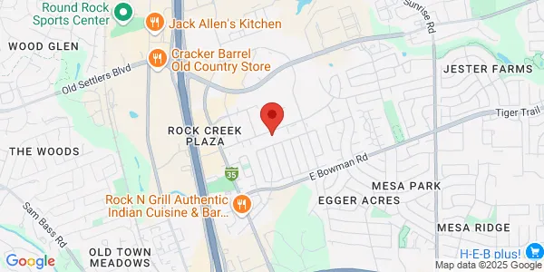 Map of 355 Texas Ave Round Rock, TX 78664