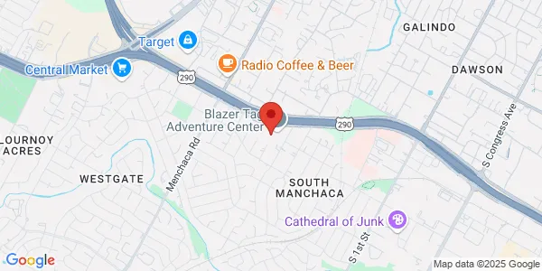 Map of 1701 W Ben White Blvd Ste 110 Austin, TX 78704