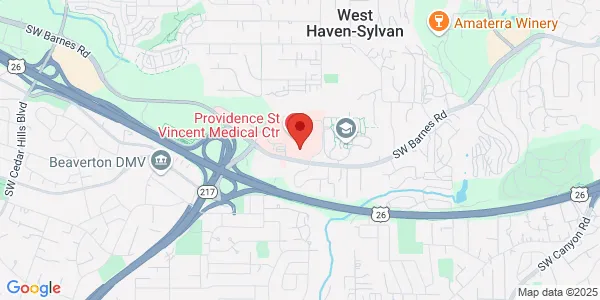 Map of 9205 SW Barnes Rd Portland, OR 97225