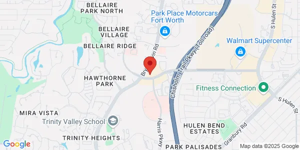 Map of 7440 Oakmont Blvd Fort Worth, TX 76132