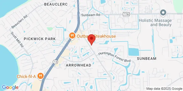 Map of 9857 Old Saint Augustine Rd Ste 2 Jacksonville, FL 32257