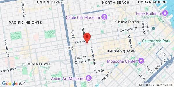 Map of 900 Hyde St San Francisco, CA 94109