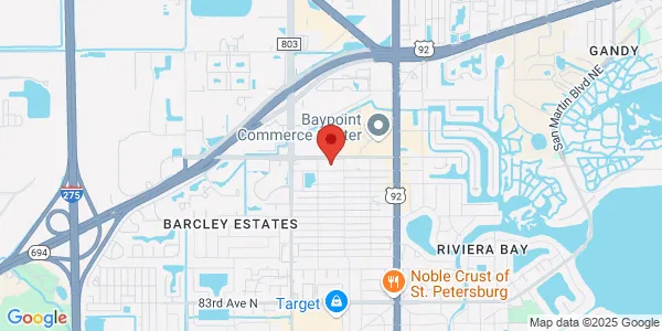 Map of 750 94th Ave N Ste 206 Saint Petersburg, FL 33702