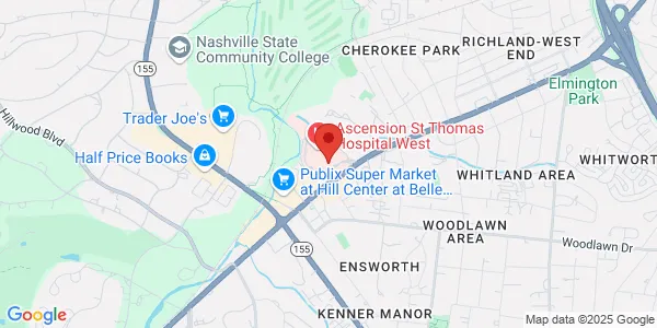 Map of 4220 Harding Rd Ste 1 Nashville, TN 37205