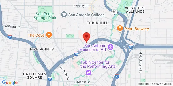 Map of 520 E Euclid Ave San Antonio, TX 78212